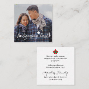 Cartão De Notas Paskong Pinoy Maligayang Pasko Parol