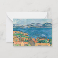 Paul Cezanne - Baía de Marselha, Vista de Estaque