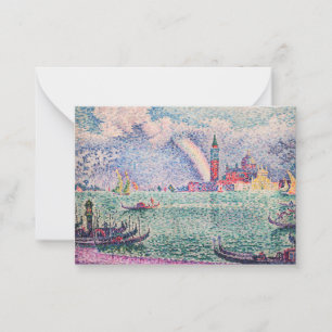 Cartão De Notas Paul Signac - Arco-Íris, Veneza