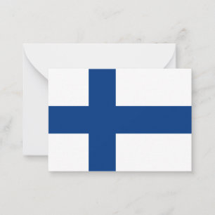 Cartão De Notas pavilhão da Finlândia