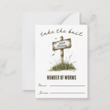 Pegue a isca! Jogo de Adivinhação do Verme