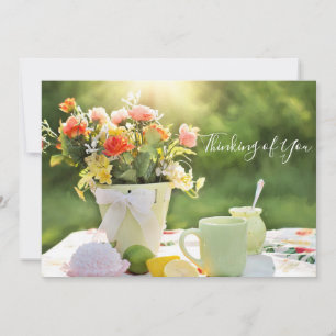 Cartão De Notas Pensando em sua foto de verão