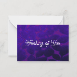 Cartão De Notas Pensando em sua placa de nota plana