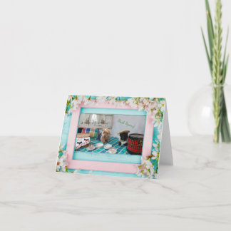 Cartão De Notas Pense Primavera