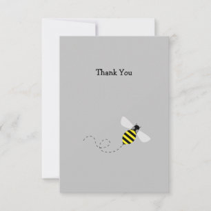 Cartão De Notas Pequena Abelha De Bumble Obrigado Nota