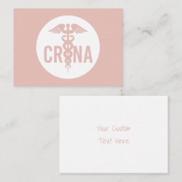 Cartão De Notas Personalizado de Anestesista de Enfermeira Registr