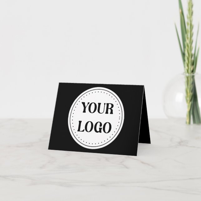 Cartão De Notas Personalizado, na moda, moderno e mínimo (Frente)