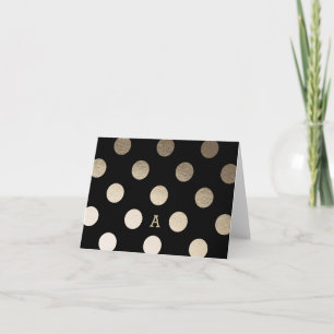 Cartão De Notas Personalizado Papel de carta de pontos luxe