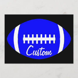 Cartão De Notas Personalizar o nome da equipe de futebol Papel de 