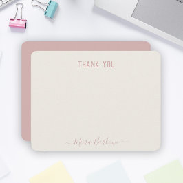 Cartão De Notas PERSONALIZAR TEXT (Personal Modern Script Calliogr