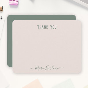 Cartão De Notas PERSONALIZAR TEXT (Personal Modern Script Calliogr