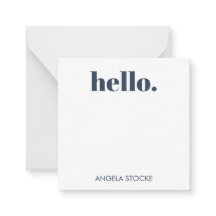 Personalized Blue Retro Flower