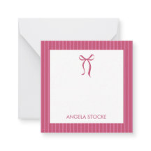 Personalized Name Pink Bow