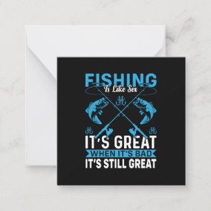 Cartão De Notas Pesca De Presente De Pesca É Excelente