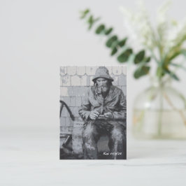 Cartão De Notas Pescador Gloucester Enviando Seus Marcadores De Ne