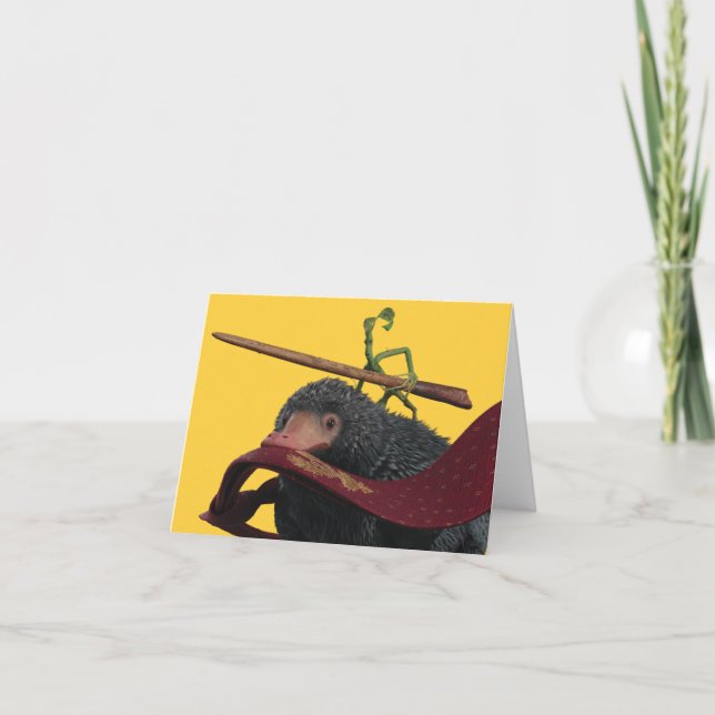 Cartão De Notas Pickett e Ursinho com Wand e Tie (Frente)