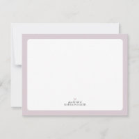 Pink | Simple Heart Personalized Stationery