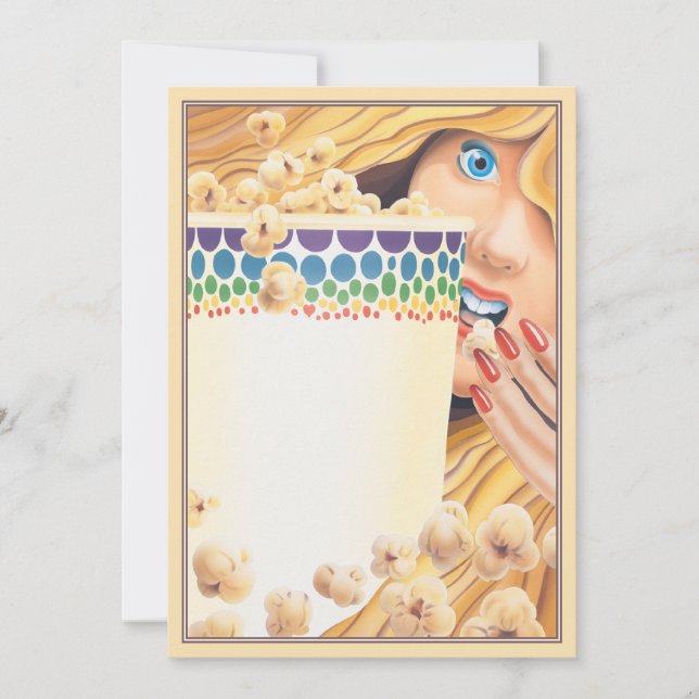 Cartão De Notas Pipoca © (Frente)