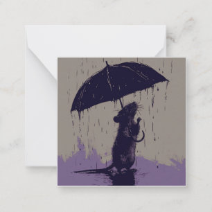 Cartão De Notas Pitter-Patter e Impressões de Pata: Contos de Mous