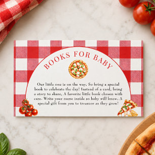 Cartão De Notas Pizza Entrega Especial Livros Italianos Para Bebê