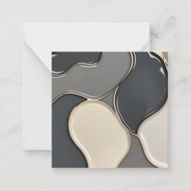 Cartão De Notas Placa de anotação multiuso em na moda gráfico (Frente)