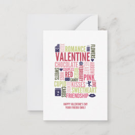 Cartão De Notas Placa de Namorados para sala de aula de namorados