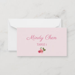 Cartão De Notas Placa de nome do Chá de panela parisiense