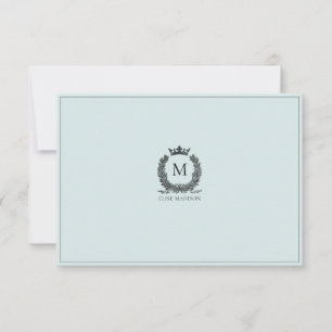 Cartão De Notas Placa de Nota de Excursão Monográfica de Vintagem 