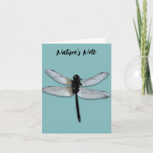 CARTÃO DE NOTAS PLACA DE NOTA DE FOTO MODERNA DRAGONFLY