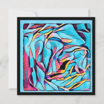 Placa de Nota de Linn Plano com envelopes brancos 