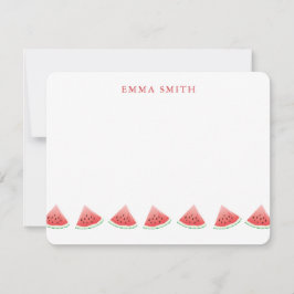 Cartão De Notas Placa de Nota de Melancia Personalizada