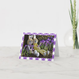 Cartão De Notas Placa de Nota de Páscoa "Celebração da Páscoa"