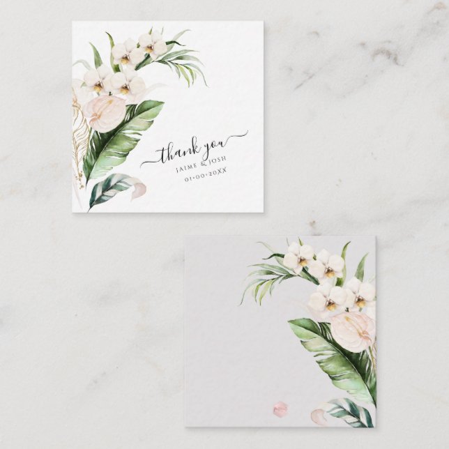 Cartão De Notas Placa de Nota de Selva Tropical PixDezines (Frente/Verso)