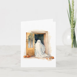 Cartão De Notas Placa de Nota de Vazio do Fantasma do Halloween