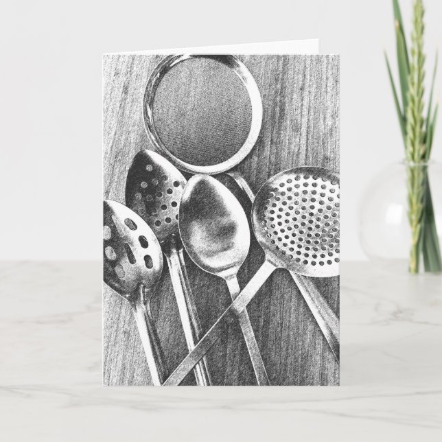 Cartão De Notas Placa de Nota de Vazio para Spots de cozinhar (Frente)