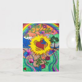 Cartão De Notas Placa de nota dobrada pequena, 4" x 5,6"