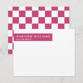 Cartão De Notas Placa de Nota Moderna de Tendência Na moda quadrad