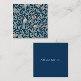 CARTÃO DE NOTAS PLACA DE NOTA PLANA : WILLIAM MORRIS : POMEGRANATO