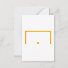 Cartão De Notas Placa de Nota Simples de Meta