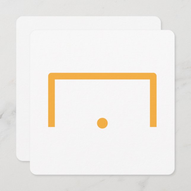 Cartão De Notas Placa de Nota Simples de Meta (Frente/Verso)