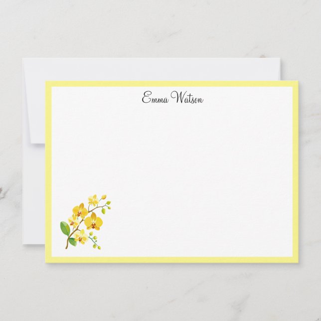 Cartão De Notas Placa de Nota Simples Personalizada (Frente)