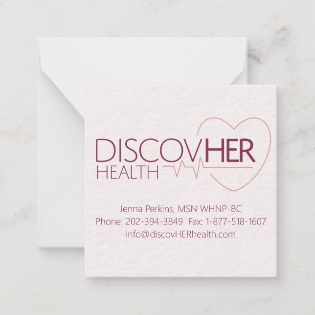 Cartão De Notas Placa de Nota Simples Personalizada (Frente)