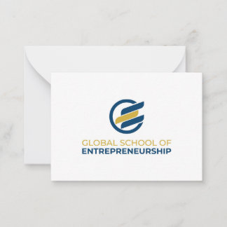 Cartão De Notas Placa de Papel GSE