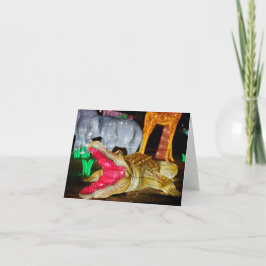 Cartão De Notas Placa Nota Crocodilo de Arte Chinesa