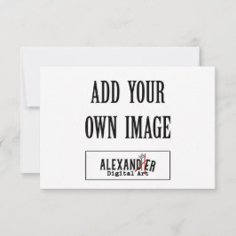 Cartão De Notas Placa plana A1 horizontal 3,5x5"