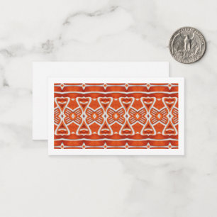 Cartão De Notas Placa plana GINGERBREAD 3.5x2 / Horizontal