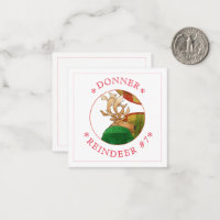 Placa plana quadrada DONNER REINDEER 2,5"
