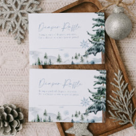 Cartão De Notas Placa Raffel de Fralda azul-inverno