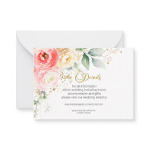 Placas de cerimônia para detalhes de casamento com