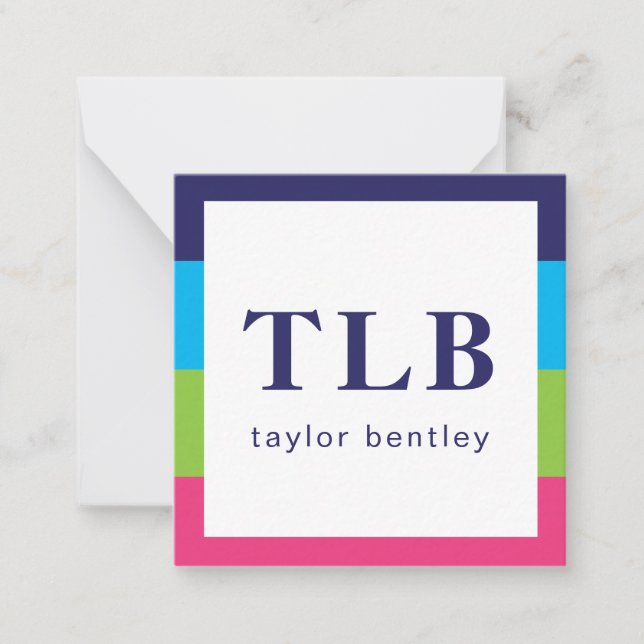 Cartão De Notas Placas de gabinete de presentes para strips de rug (Frente)